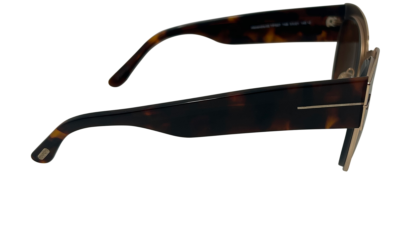 Tom Ford Gafas Graduadas Cat Eyes, 90&euro;, Accesorios, Marrón, Tafetán - Acetato, Vista lateral